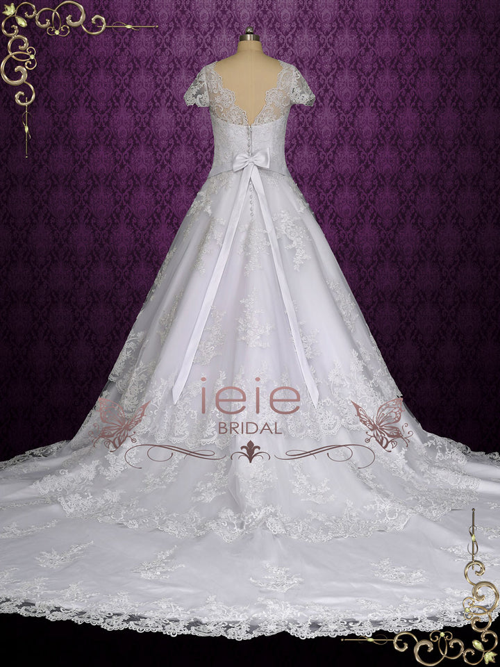 White Fairytale Princess Ball Gown Wedding Dress KARINA