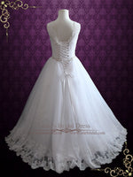 Princess Lace Ball Gown Wedding Dress | Tamie