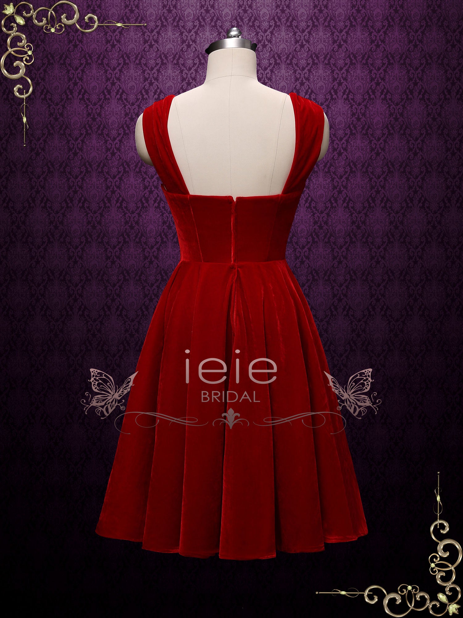 Scarlet Retro Red Tea Length Casual Dress Size 16W / Other