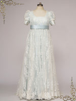 Blue Regency Era Inspired Ball Dance Dress ELOISE
