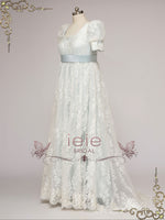 Blue Regency Era Inspired Ball Dance Dress ELOISE