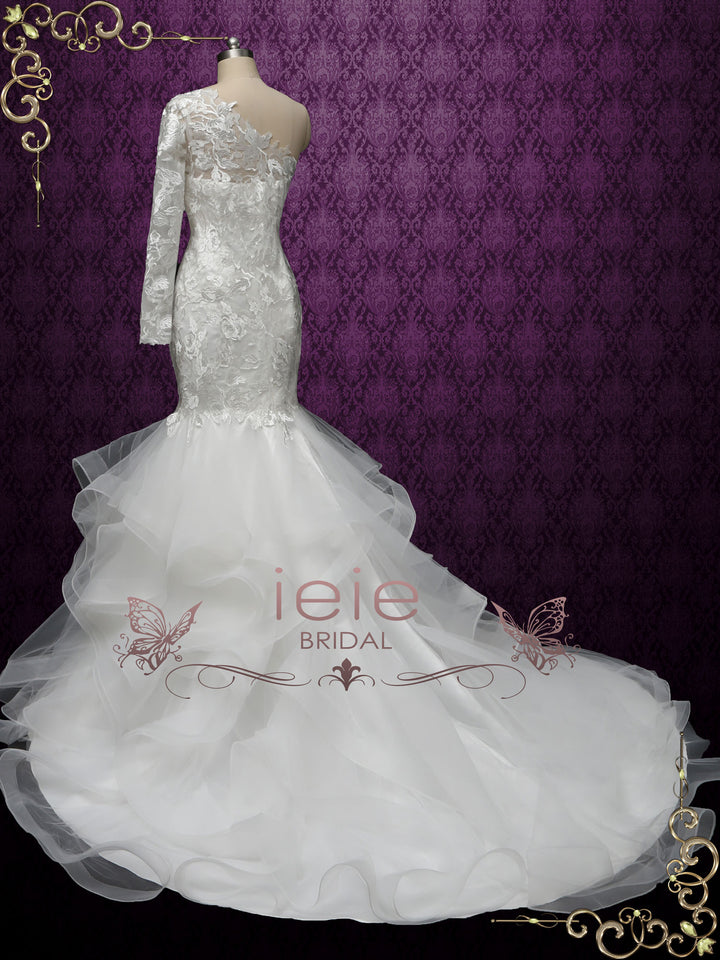 Sexy One Shoulder Mermaid Wedding Dress KARLA