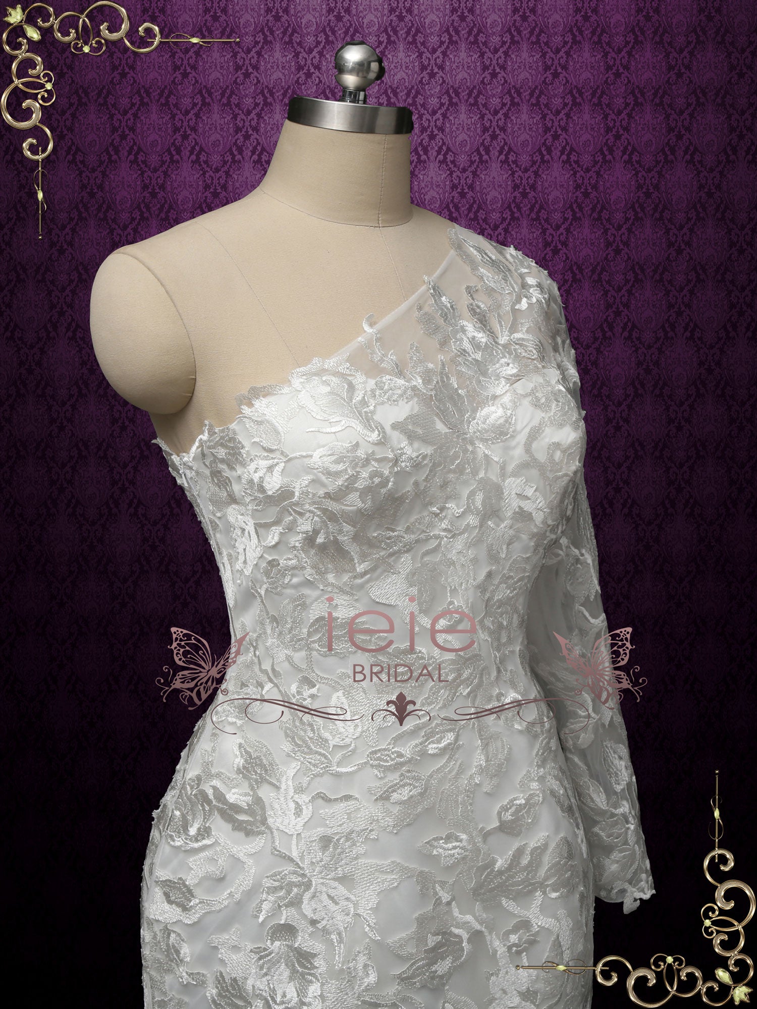 Sexy One Shoulder Mermaid Wedding Dress KARLA