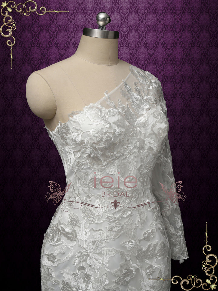 Sexy One Shoulder Mermaid Wedding Dress KARLA