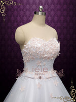 Short Cherry Blossom Strapless Wedding Dress ALIA