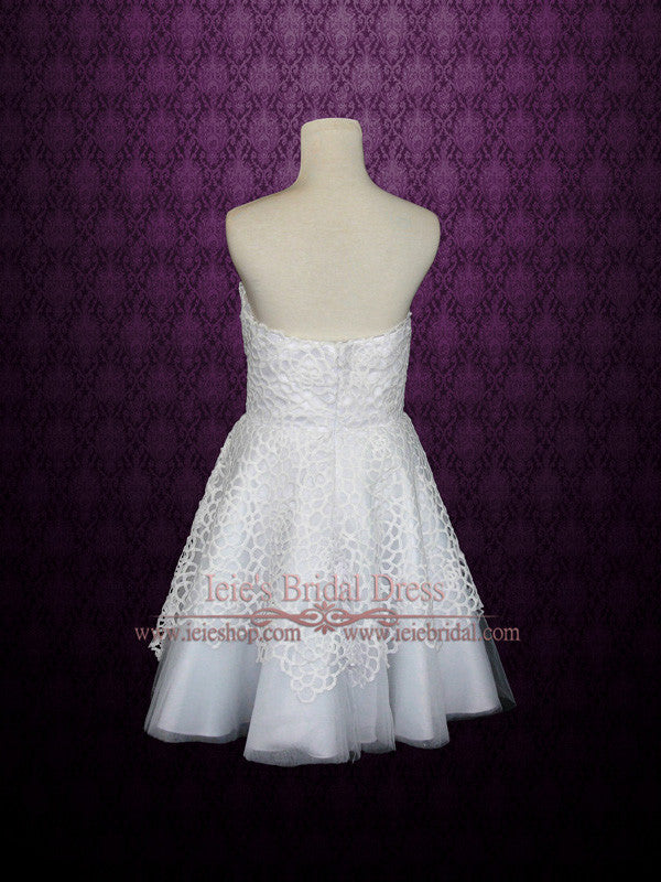 Short Lace Wedding Dress | Nancy