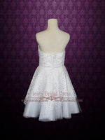 Short Lace Wedding Dress | Nancy