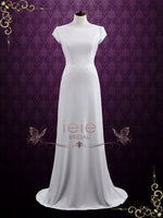 Modest Simple Elegant Wedding Dress | NATALIE