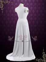 Modest Simple Elegant Wedding Dress | NATALIE