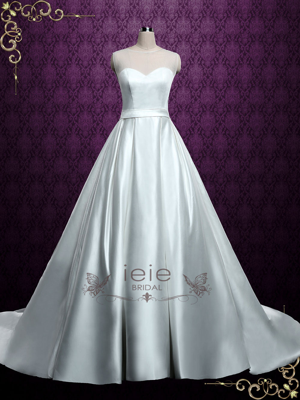 Simple plain gown hotsell