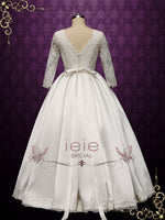Princess Ball Gown Wedding Dress with Sleeves | Nora