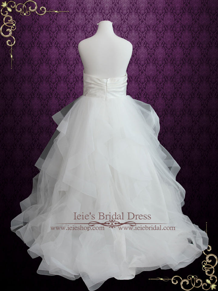 Ball Gown Style Wedding Dress with Ruffle Skirt | Doris