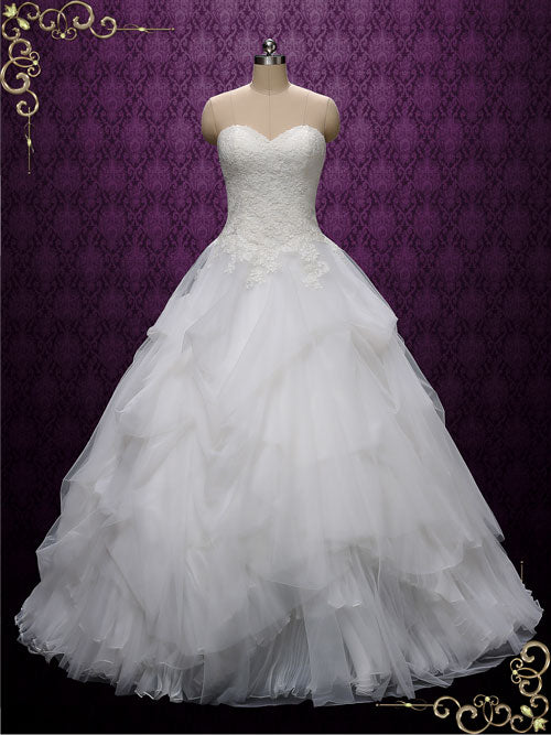 Strapless Ball Gown Wedding Dress ERINA