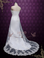 Strapless Slim A-line Lace Wedding Dress LYN