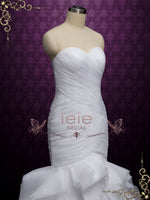Strapless Mermaid Wedding Dress with Ruffles | LARA
