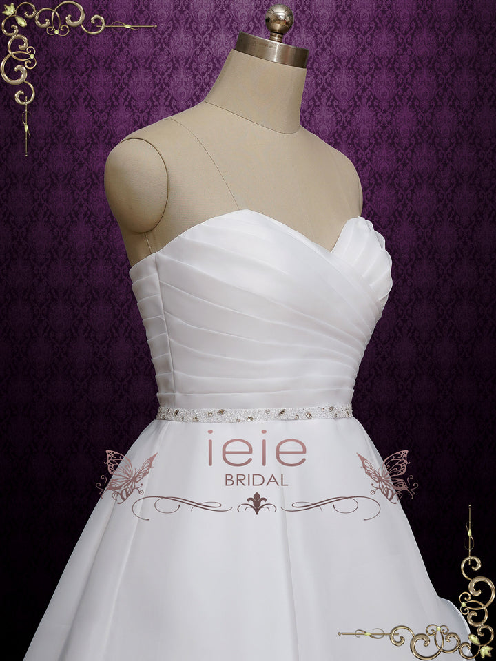 Strapless Organza Wedding Dress AIDA