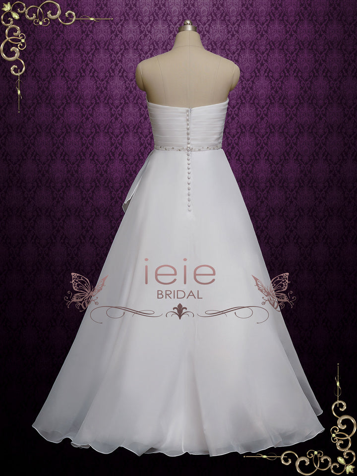 Strapless Organza Wedding Dress AIDA