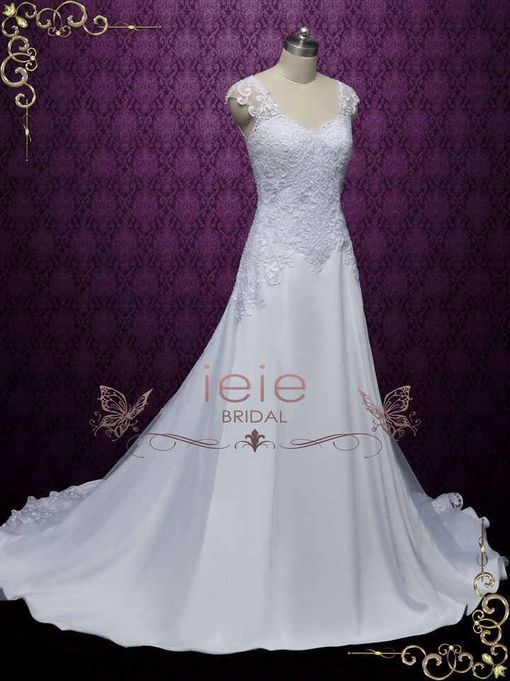Exquisite Lace Back Wedding Dress VERINA