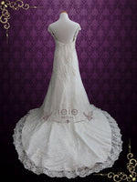Vintage Lace Fit and Flare Wedding Dress | Andrey