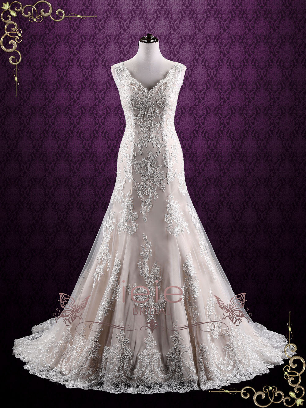 Vintage Classic Lace Wedding Dress LONDON – ieie