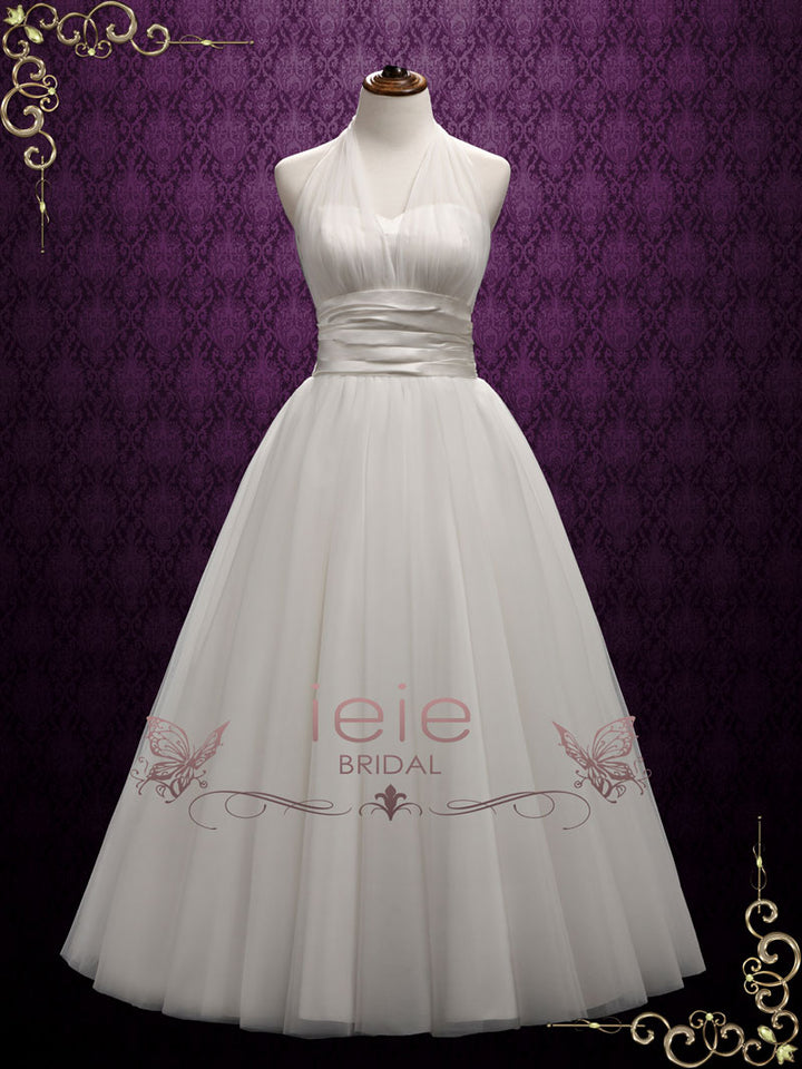 Vintage Halter Marilyn Style Wedding Dress | Marilyn ieie Vintage Halter Marilyn Style Wedding Dress | Marilyn ieie