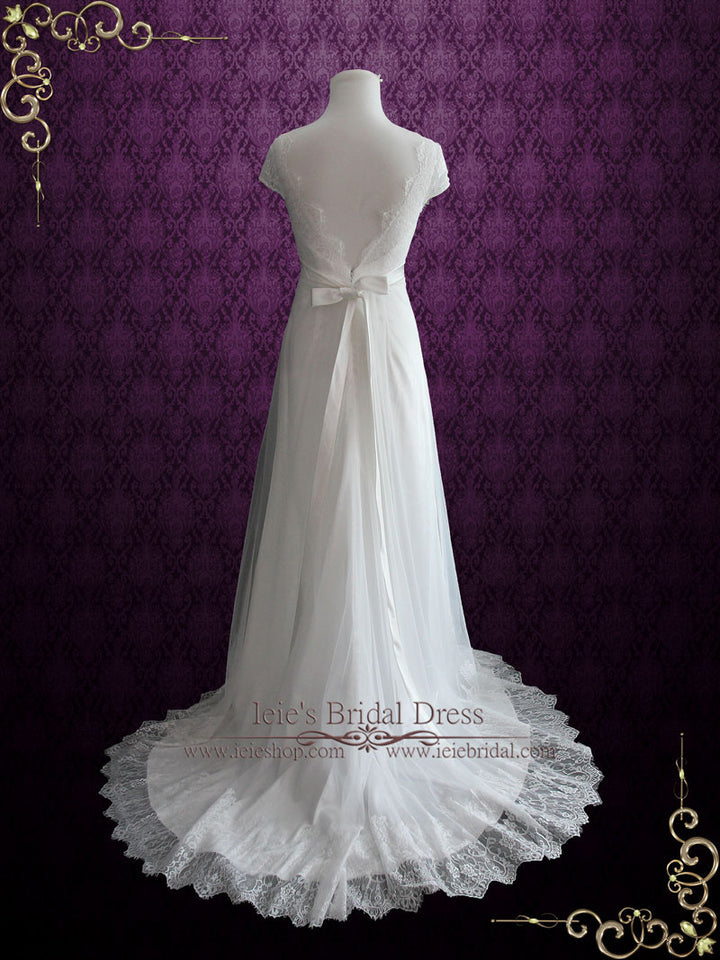 Ready to Ship Vintage Lace Wedding Dress CHARISSA