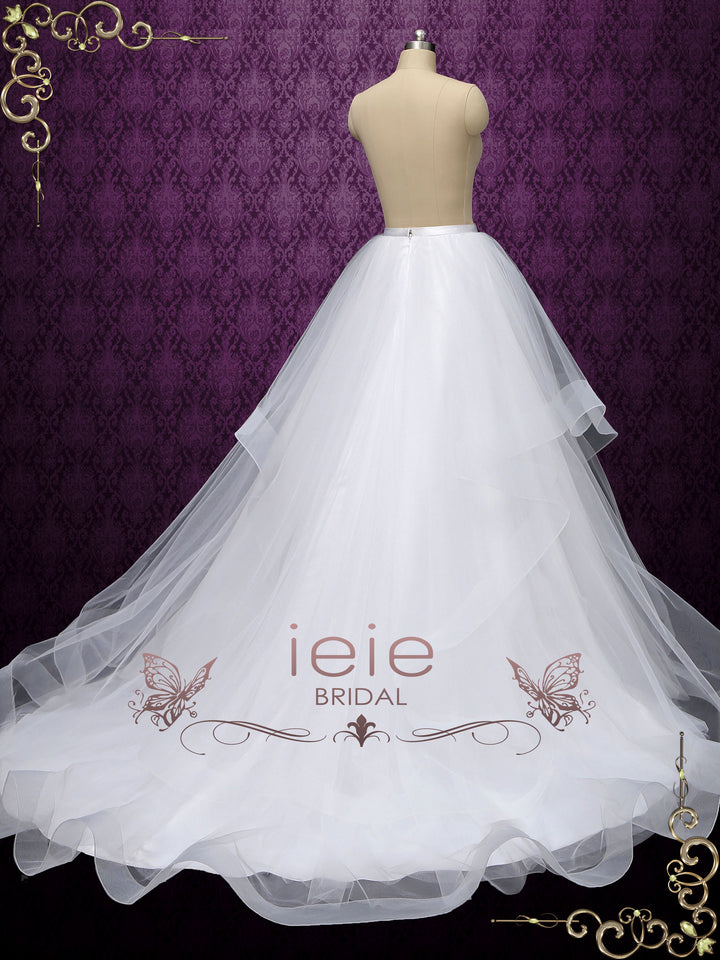 Wedding Dress Skirt with Ruffle Edge HAYES