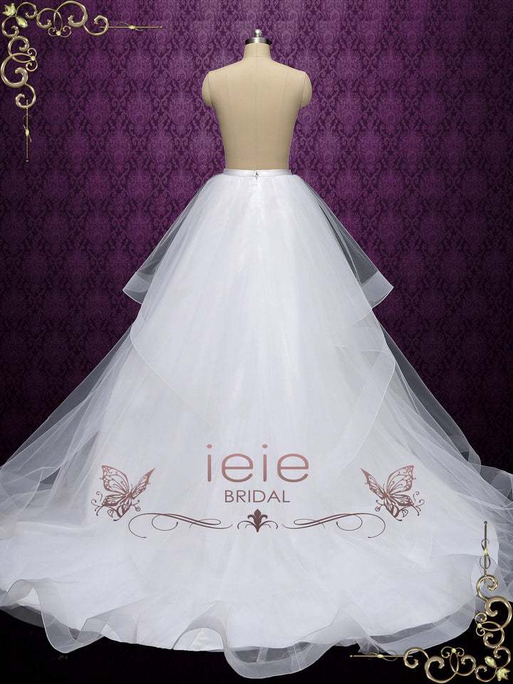 Wedding Dress Skirt with Ruffle Edge HAYES