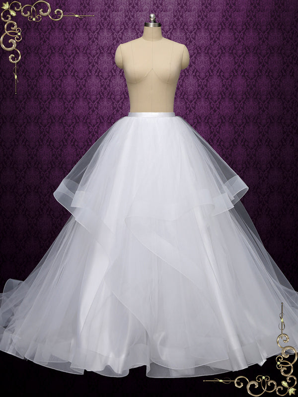 Wedding Dress Skirt with Ruffle Edge HAYES