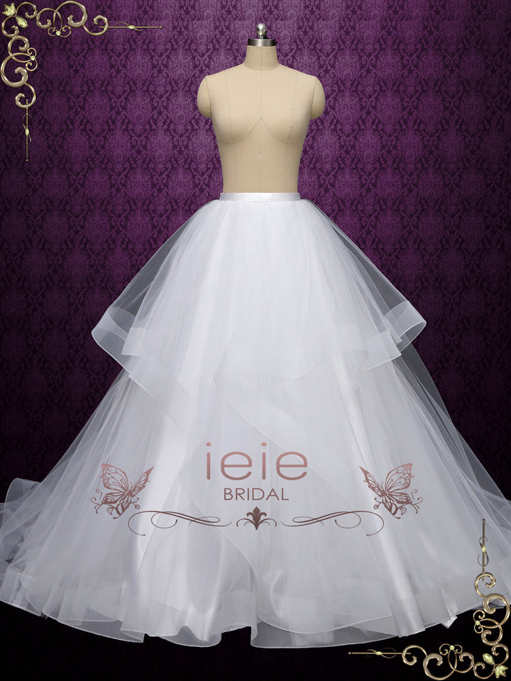 Wedding Dress Skirt with Ruffle Edge HAYES
